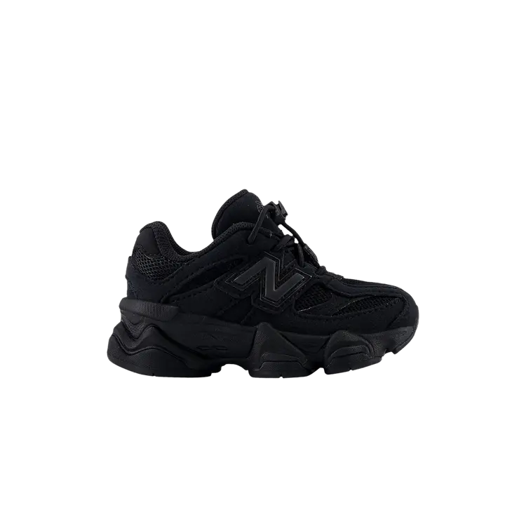 Кроссовки New Balance 9060 Toddler Triple Black Suede, черный 
Кроссовки New Balance 9060 Toddler Triple Black Suede, черный