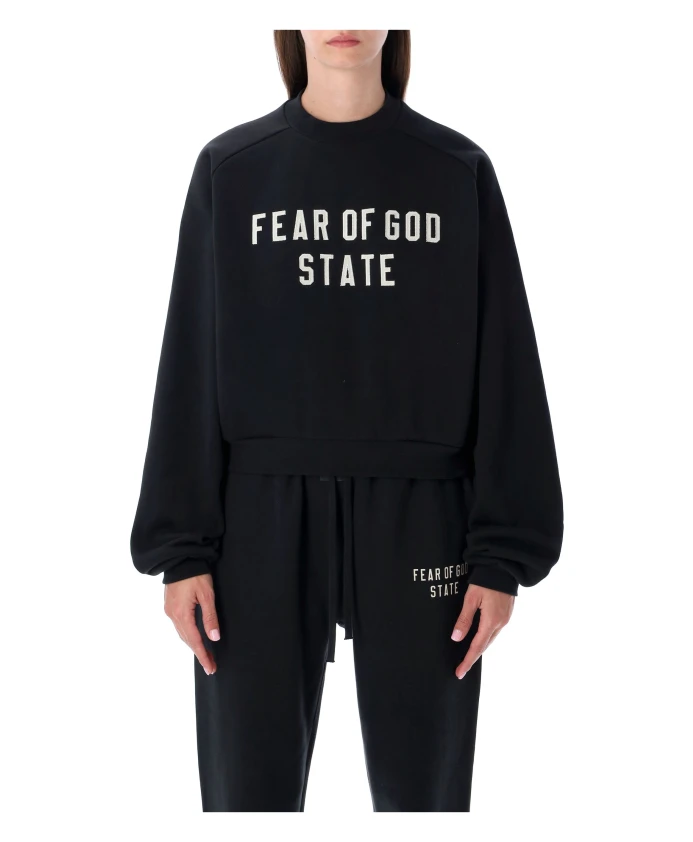 Толстовка с круглым вырезом из высококачественного хлопка реглан Fear Of God, черный
Толстовка с круглым вырезом из высококачественного хлопка реглан Fear Of God, черный