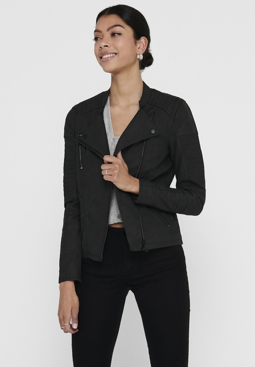 Куртка из искусственной кожи ONLY, черный
Куртка из искусственной кожи ONLY, черный