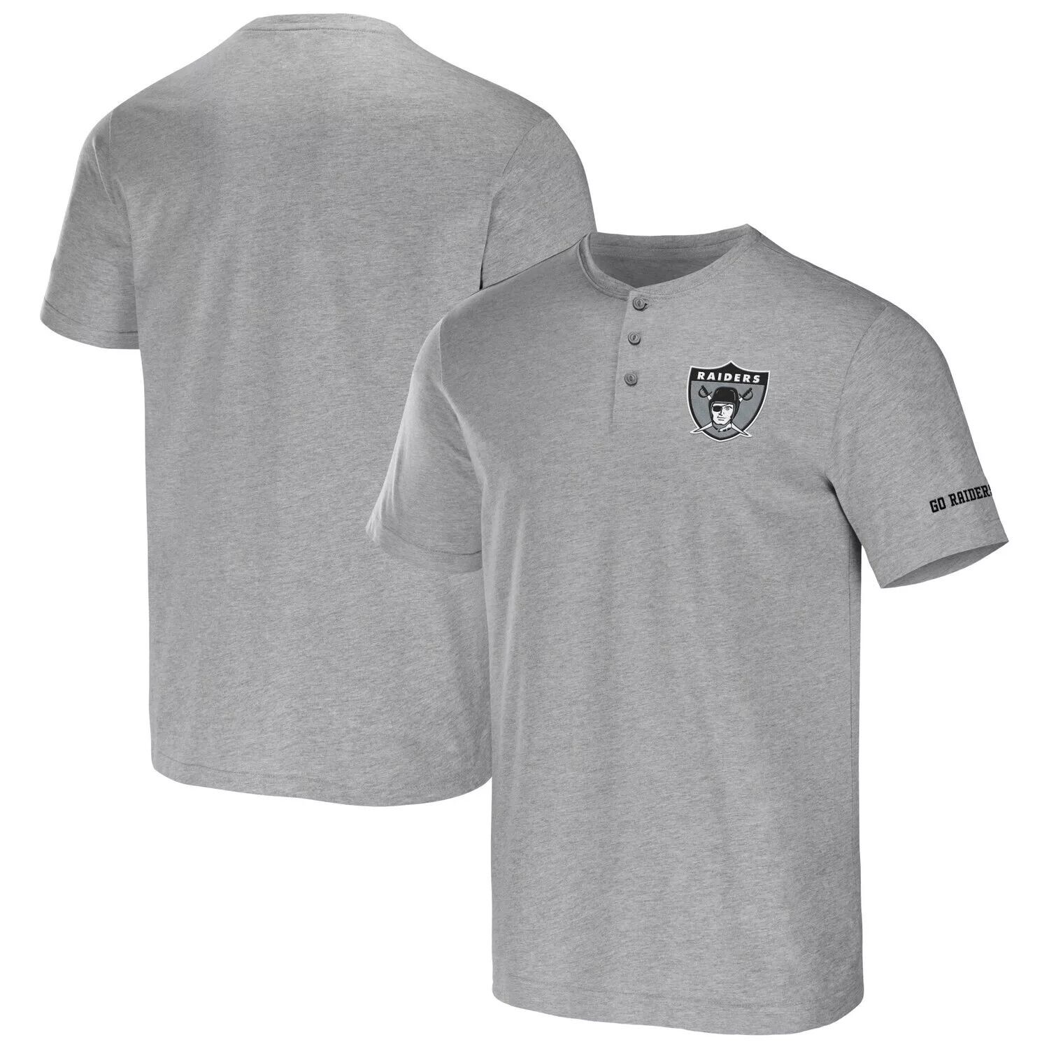 Мужская футболка NFL x Darius Rucker Collection от Fanatics Heather Grey Las Vegas Raiders Henley
Мужская футболка NFL x Darius Rucker Collection от Fanatics Heather Grey Las Vegas Raiders Henley
