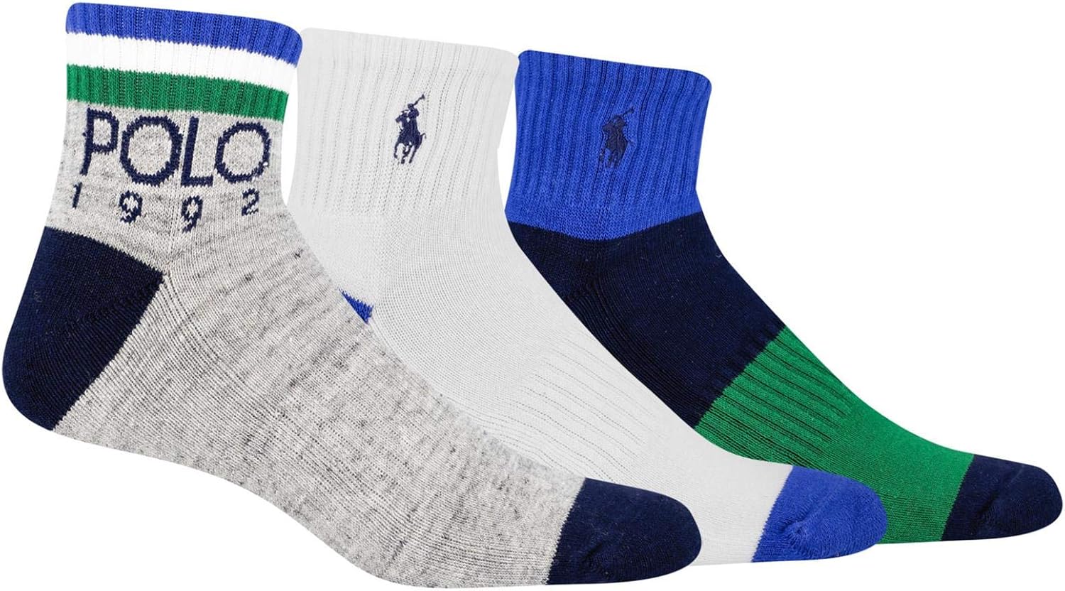 Polo Ralph Lauren мужские носки 3 пары спортивные щиколотка четверть, Grey Assorted/Polo 1992
Polo Ralph Lauren мужские носки 3 пары спортивные щиколотка четверть, Grey Assorted/Polo 1992