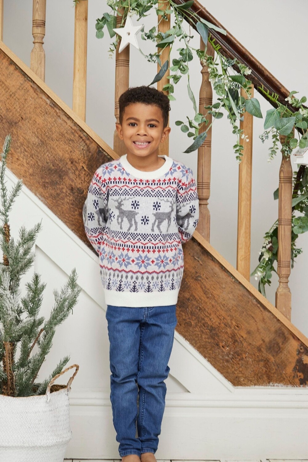 Рождественский джемпер Fairisle для мальчиков Society 8, черный
Рождественский джемпер Fairisle для мальчиков Society 8, черный