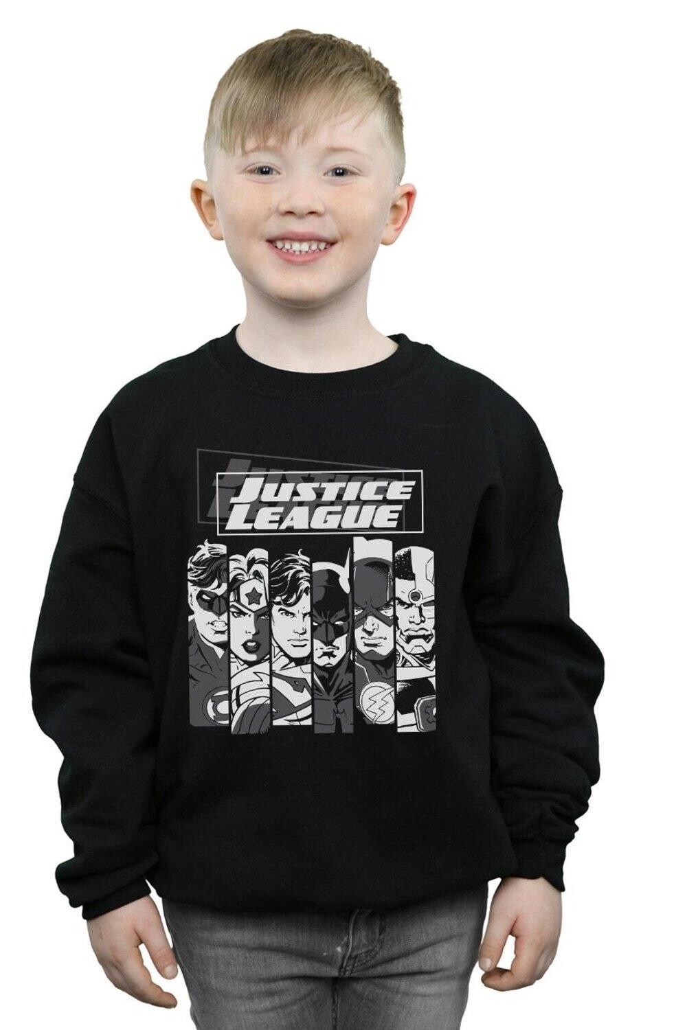 Толстовка в полоску с полосками «Лига справедливости» DC Comics, черный
Толстовка в полоску с полосками «Лига справедливости» DC Comics, черный
