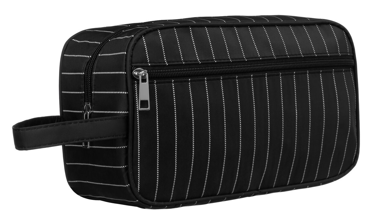 Женская косметичка, вместительный органайзер для косметики с ручкой, черная ROVICKY
Женская косметичка, вместительный органайзер для косметики с ручкой, черная ROVICKY