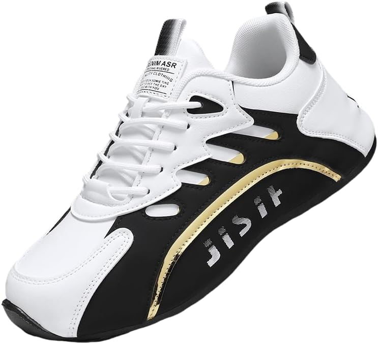 Мужские спортивные кроссовки с дышащей верхней частью и шнуровкой, Стиль «папа кроссовка» с прочной противоскользящей подошвой, Для бега, тренажерного зала и повседневной активности Hoalox, белый/черный
Мужские спортивные кроссовки с дышащей верхней частью и шнуровкой, Стиль «папа кроссовка» с прочной противоскользящей подошвой, Для бега, тренажерного зала и повседневной активности Hoalox, белый/черный