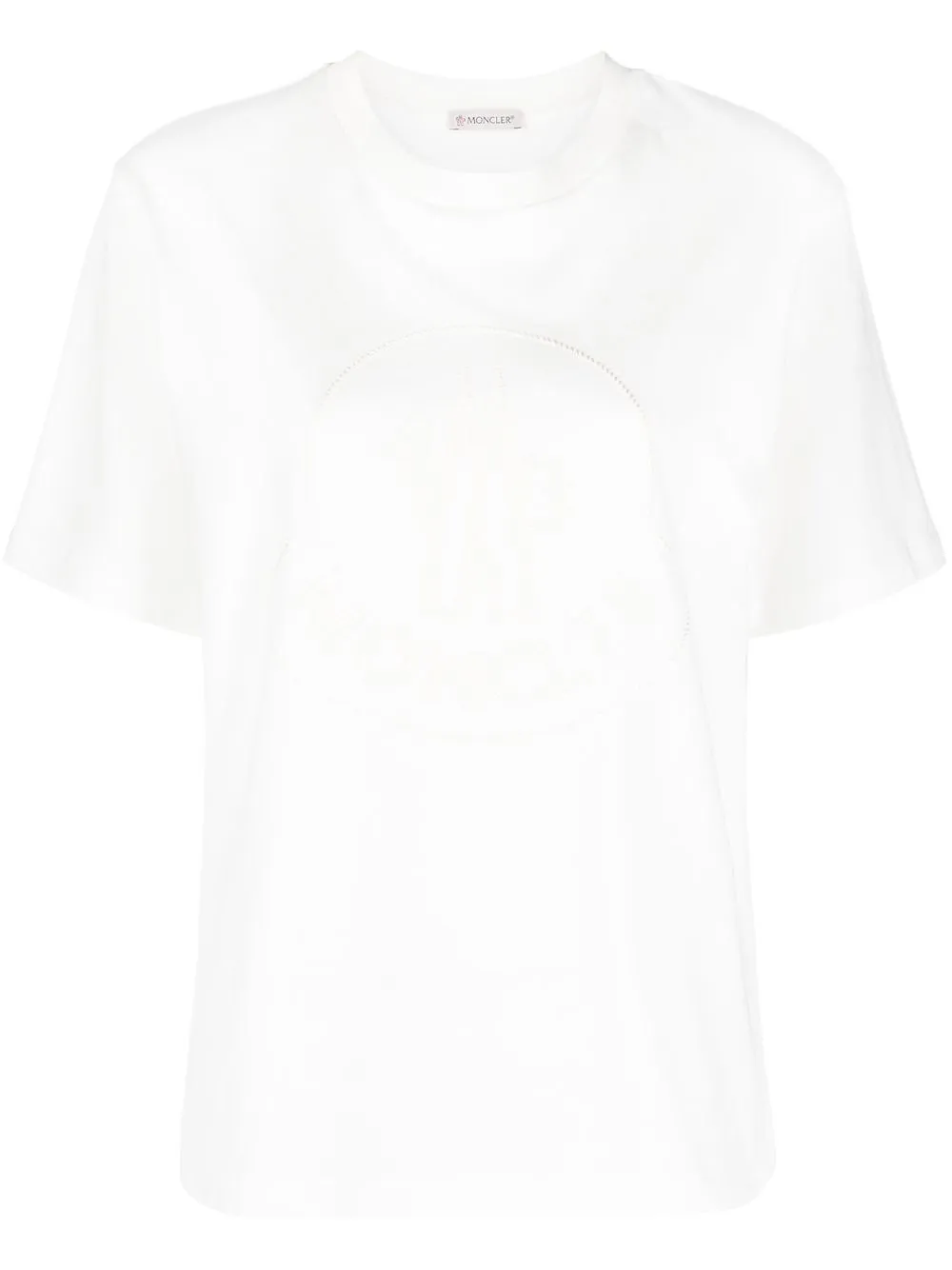 Футболка с вышитым логотипом MONCLER, белый
Футболка с вышитым логотипом MONCLER, белый