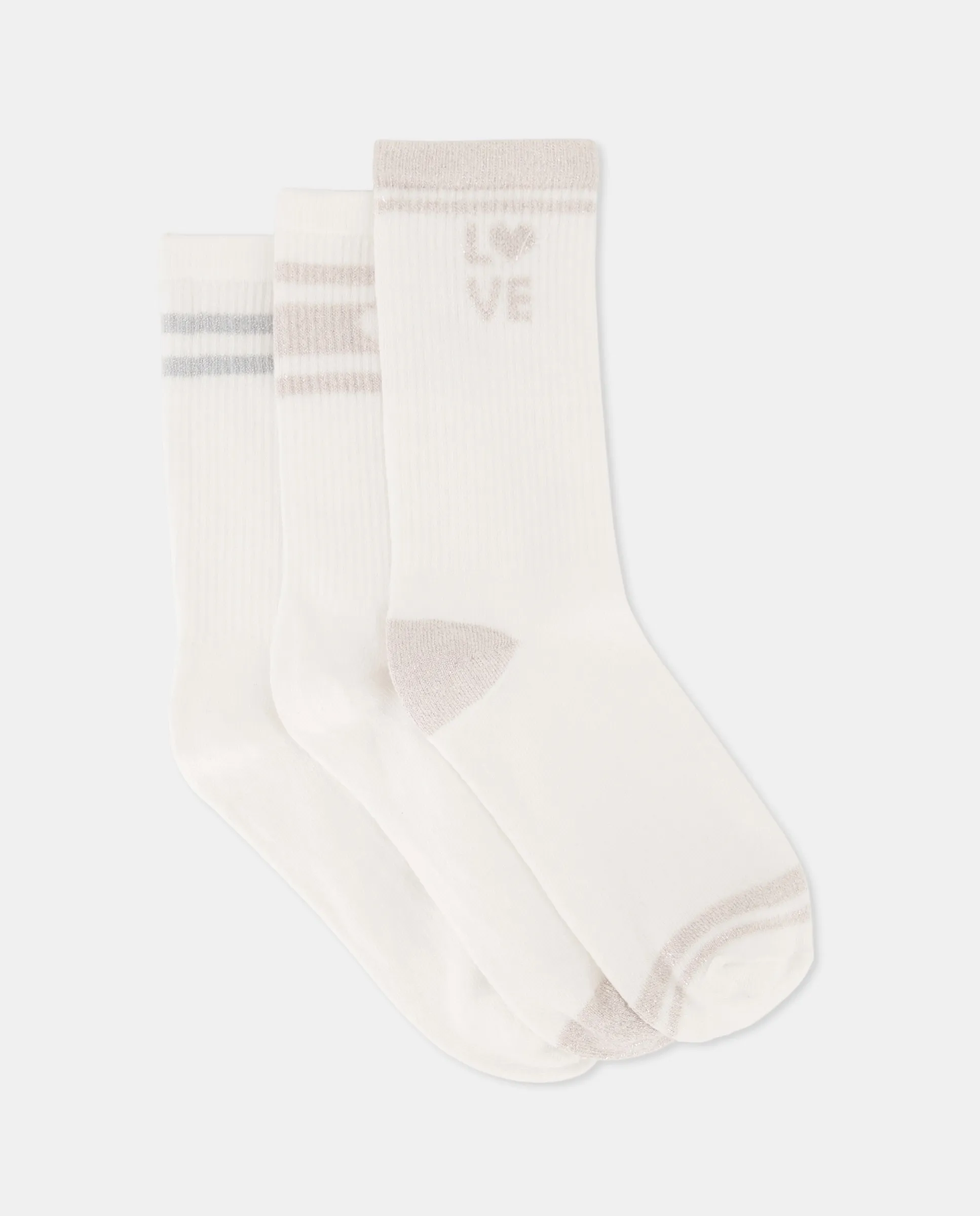 Набор из 3 длинных спортивных носков для девочек Cotton Juice, многоцветный
Набор из 3 длинных спортивных носков для девочек Cotton Juice, многоцветный