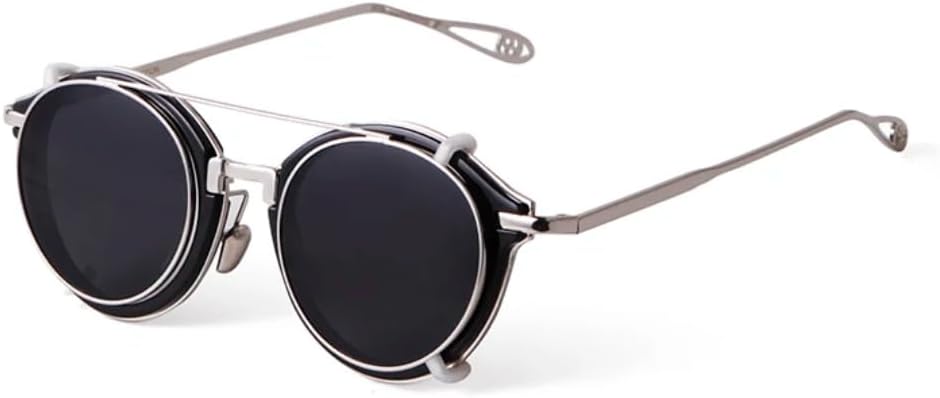 Солнцезащитные очки с защитой UV400 | Металлические петли, круглые, в стиле стимпанк | Для женщин и мужчин, для занятий спортом на открытом воздухе и вождения DSVIGF, C1
Солнцезащитные очки с защитой UV400 | Металлические петли, круглые, в стиле стимпанк | Для женщин и мужчин, для занятий спортом на открытом воздухе и вождения DSVIGF, C1