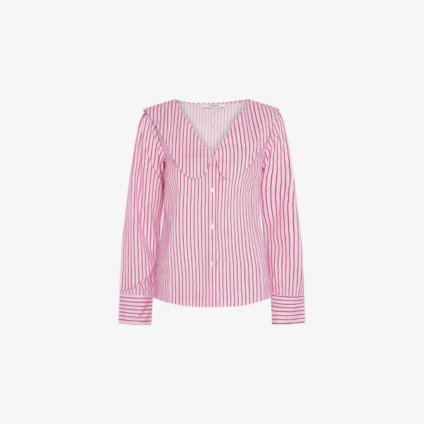 Блузка Omnes Caitlin из хлопка с полосками, розовый
Блузка Omnes Caitlin из хлопка с полосками, розовый