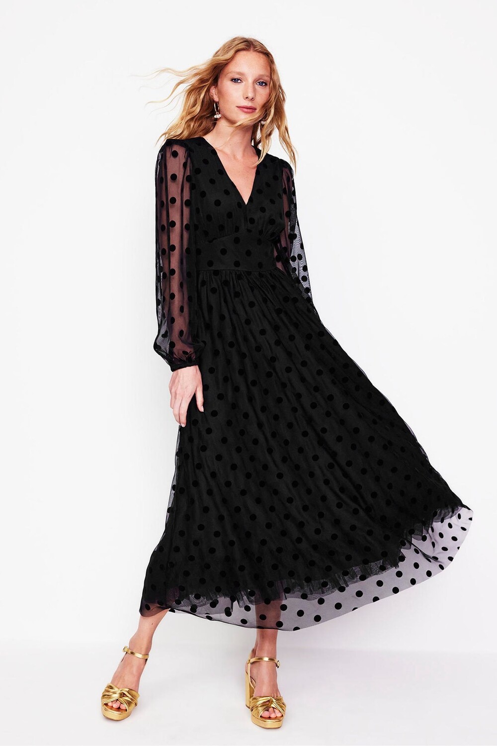 Платье миди из тюля Christina Boden, черный
Платье миди из тюля Christina Boden, черный