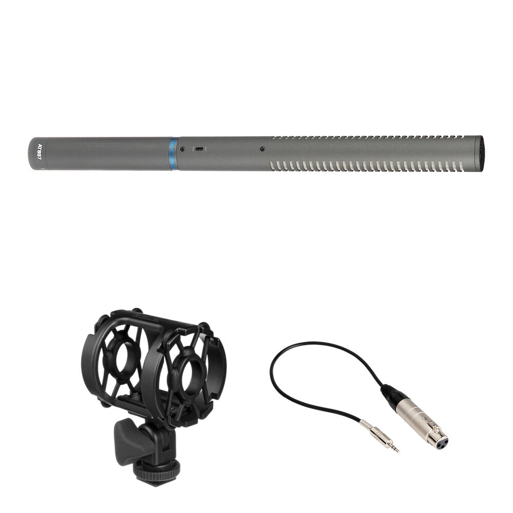Комплект направленного микрофона Audio-Technica AT897 с креплением Shockmount и кабелем XLR - 3,5 мм
Комплект направленного микрофона Audio-Technica AT897 с креплением Shockmount и кабелем XLR - 3,5 мм