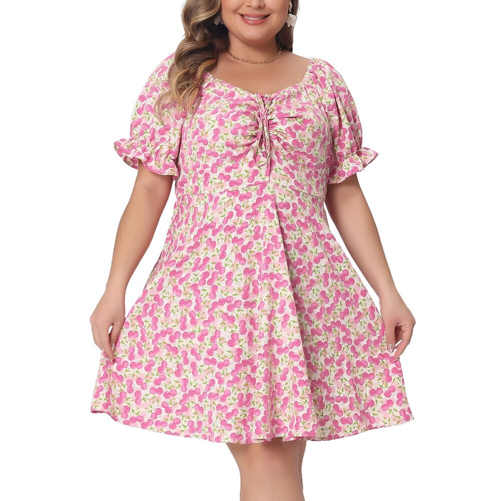 Платье больших размеров для женщин, летние платья с вырезом в форме сердца и короткими рукавами, платья миди с цветочным принтом Agnes Orinda, цвет Hot Pink
Платье больших размеров для женщин, летние платья с вырезом в форме сердца и короткими рукавами, платья миди с цветочным принтом Agnes Orinda, цвет Hot Pink