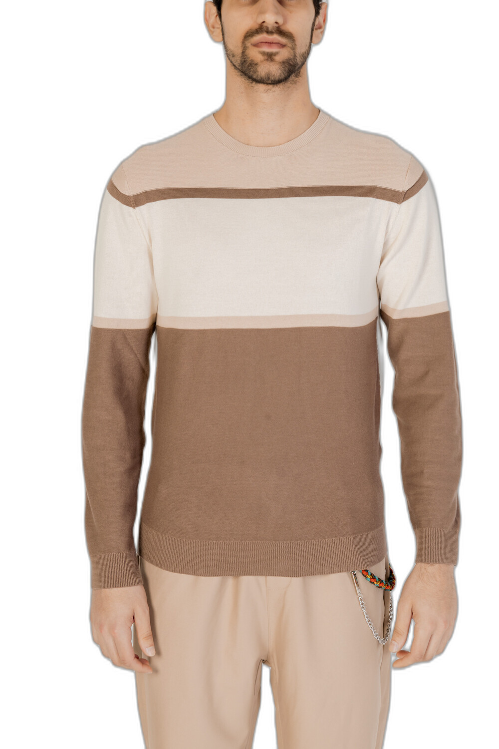 Джемпер Hamaki-Ho в полоску, коричневый/белый
Джемпер Hamaki-Ho в полоску, коричневый/белый