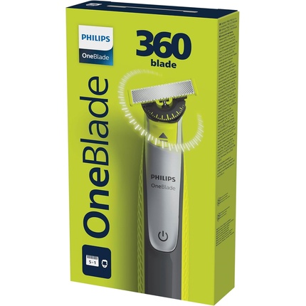 Электрический триммер для бороды и бритва OneBlade 360 Philips 
Электрический триммер для бороды и бритва OneBlade 360 Philips