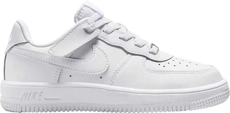 Кроссовки Force 1 Low EasyOn PS 'Triple White', белый 
Кроссовки Force 1 Low EasyOn PS 'Triple White', белый