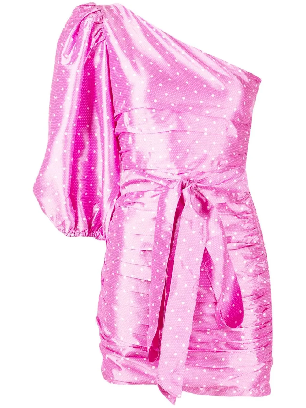 Плиссированное платье на одно плечо Loveshackfancy, розовый
Плиссированное платье на одно плечо Loveshackfancy, розовый