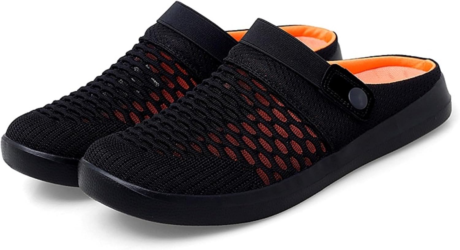 Садовые сабо ZWRXW для женщин и мужчин, унисекс, обувь без застежки, для улицы и пляжа, легкие дышащие сабо из сетки, удобные прогулочные мюли, противоскользящие, повседневные тапочки, водная обувь для бассейна, домашние тапочки, черный/оранжевы...
Садовые сабо ZWRXW для женщин и мужчин, унисекс, обувь без застежки, для улицы и пляжа, легкие дышащие сабо из сетки, удобные прогулочные мюли, противоскользящие, повседневные тапочки, водная обувь для бассейна, домашние тапочки, черный/оранжевы...