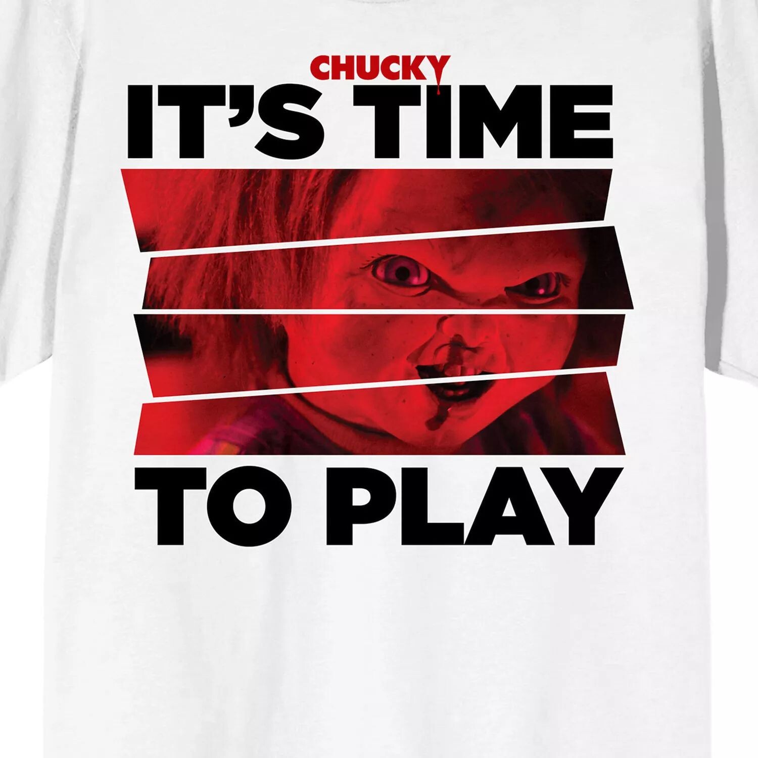 Мужская футболка Chucky It's Time To Play Licensed Character
Мужская футболка Chucky It's Time To Play Licensed Character