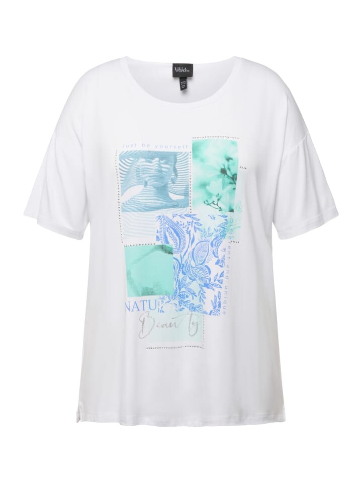 Футболка Ulla Popken, цвет schneeweiß 
Футболка Ulla Popken, цвет schneeweiß