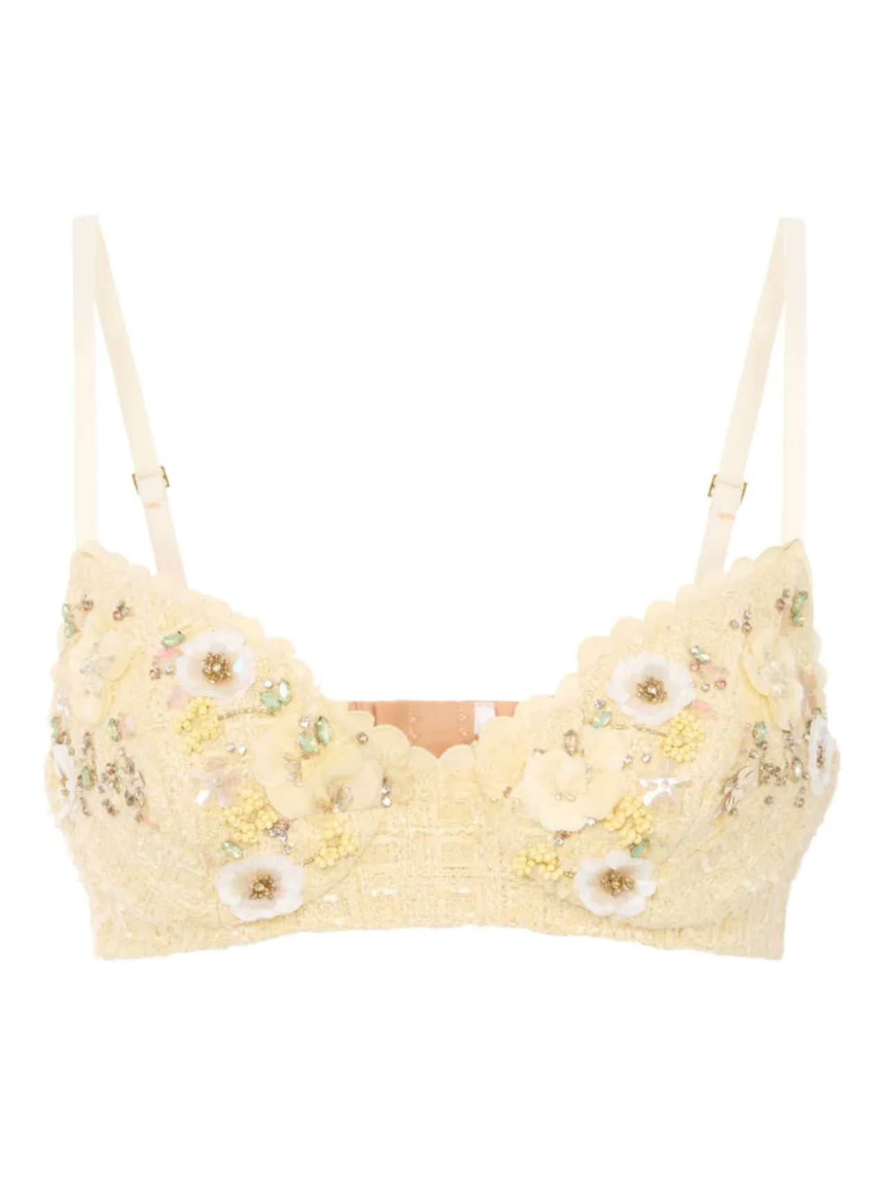 Твидовый бюстгальтер Elisabetta Franchi, желтый
Твидовый бюстгальтер Elisabetta Franchi, желтый