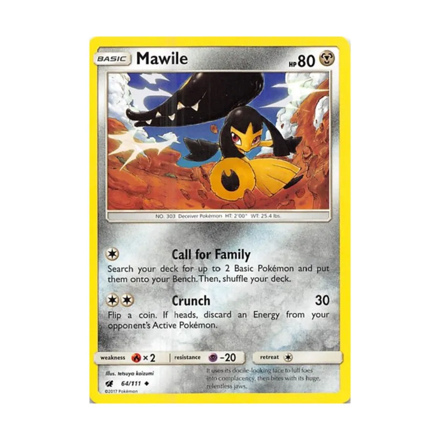 CCG Мавайл (Ю) #64, Pokemon - Sun & Moon - Crimson Invasion - Singles 
CCG Мавайл (Ю) #64, Pokemon - Sun & Moon - Crimson Invasion - Singles