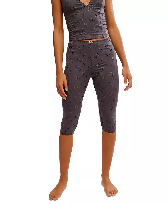 Женские пижамные брюки-капри Full Bloom Free People, серый
Женские пижамные брюки-капри Full Bloom Free People, серый