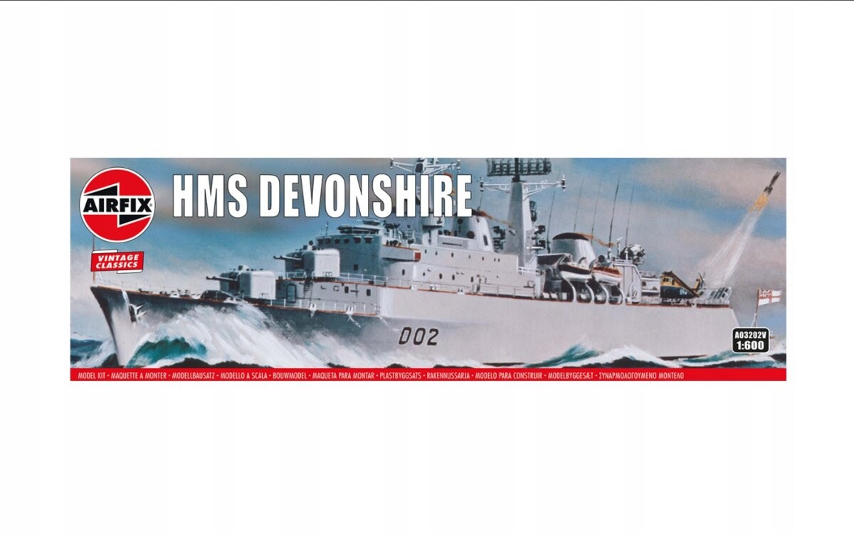 HMS Devonshire, Airfix 03202v
HMS Devonshire, Airfix 03202v