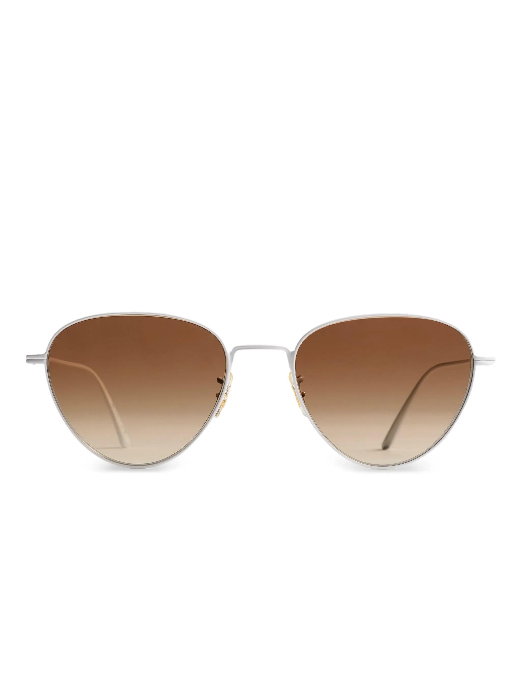 Очки в геометричной оправе Khaite X Oliver Peoples, серебристый
Очки в геометричной оправе Khaite X Oliver Peoples, серебристый