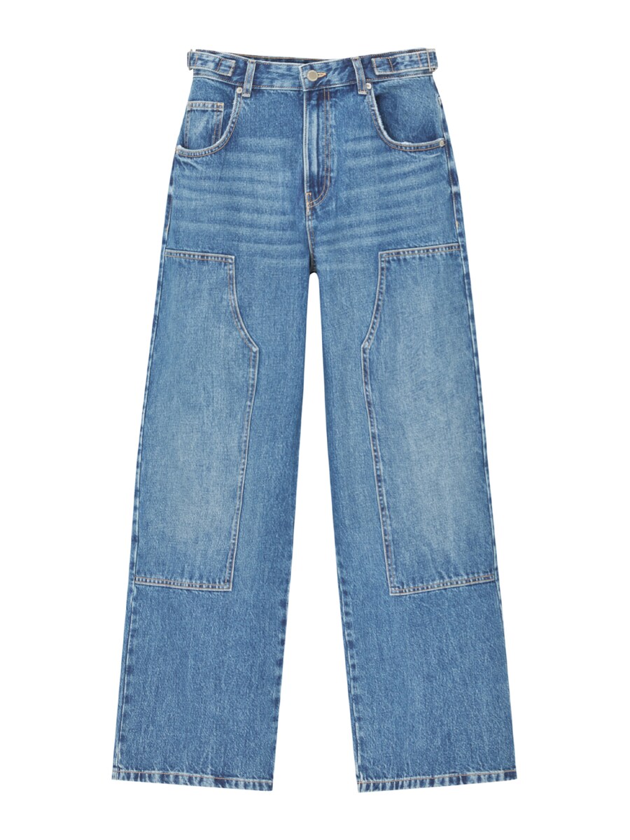 Обычные джинсы Pull&Bear, синий деним
Обычные джинсы Pull&Bear, синий деним