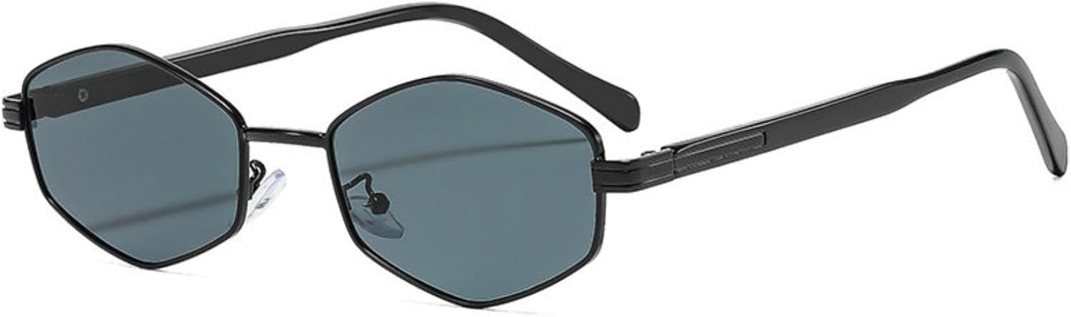 Солнцезащитные очки Willochra в стиле ретро с неровной металлической оправой для женщин и мужчин, 2026 год, модный винтажный шик, маленькая узкая золотая оправа, черные солнцезащитные очки, C1
Солнцезащитные очки Willochra в стиле ретро с неровной металлической оправой для женщин и мужчин, 2026 год, модный винтажный шик, маленькая узкая золотая оправа, черные солнцезащитные очки, C1