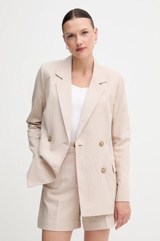 Жакет с добавлением льна United Colors Of Benetton, бежевый
Жакет с добавлением льна United Colors Of Benetton, бежевый