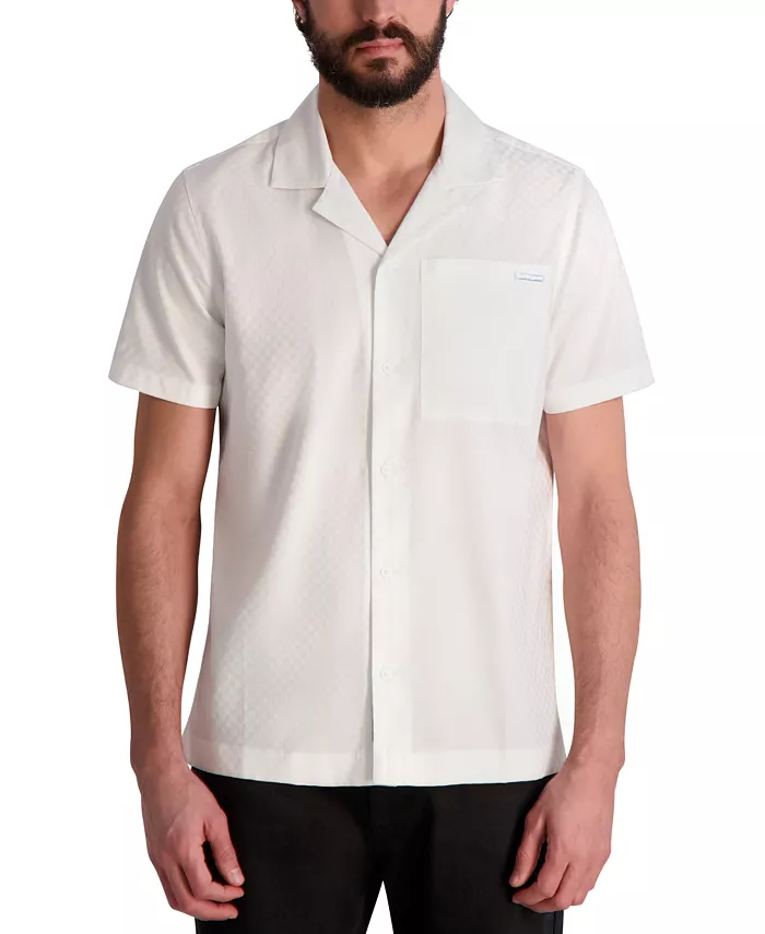 Мужская рубашка в клетку с текстурным тональным узором KARL LAGERFELD PARIS, белый
Мужская рубашка в клетку с текстурным тональным узором KARL LAGERFELD PARIS, белый