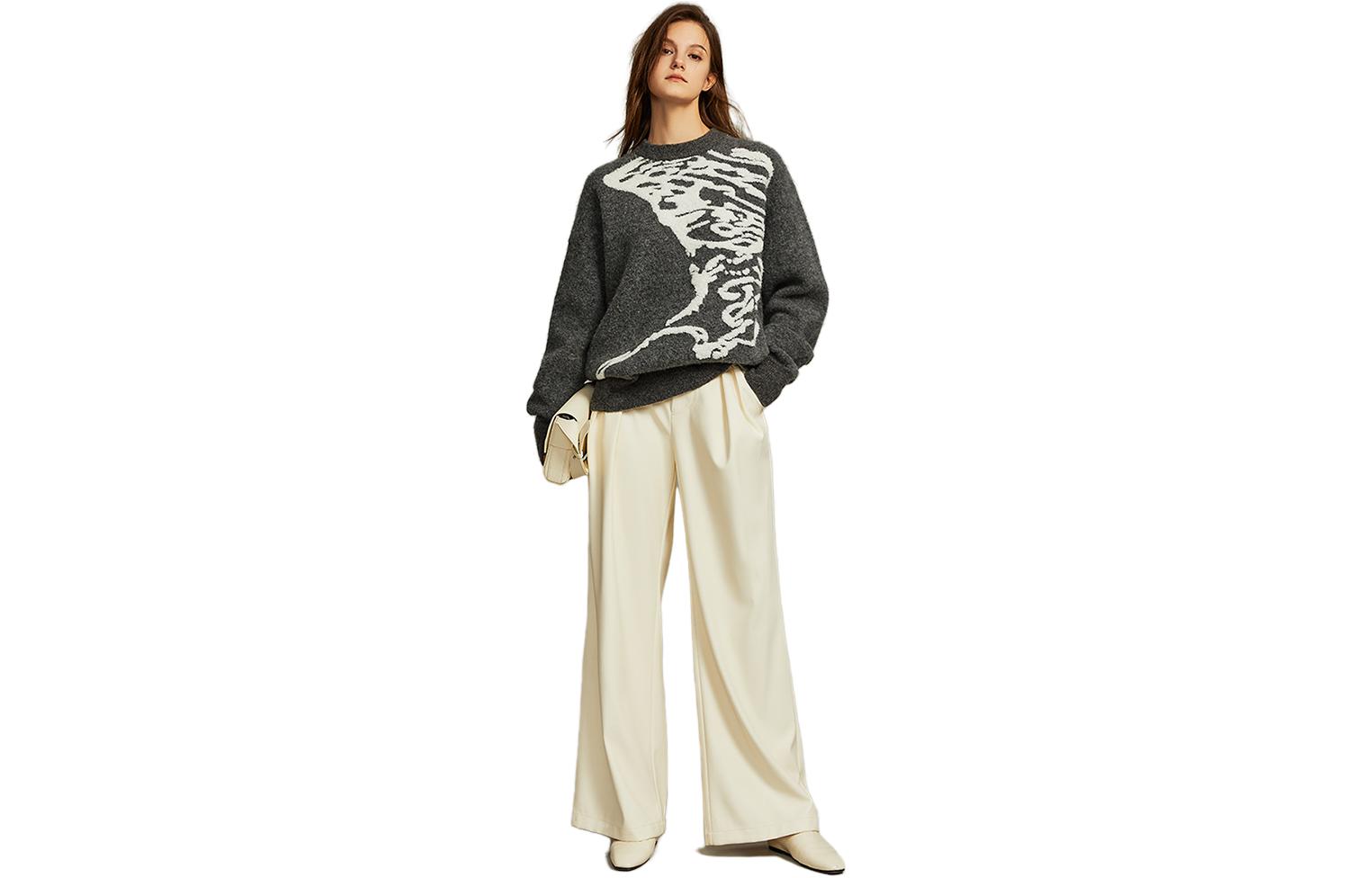 ELLE Свитер Women's Gray Crew Neck Moderate Others
ELLE Свитер Women's Gray Crew Neck Moderate Others