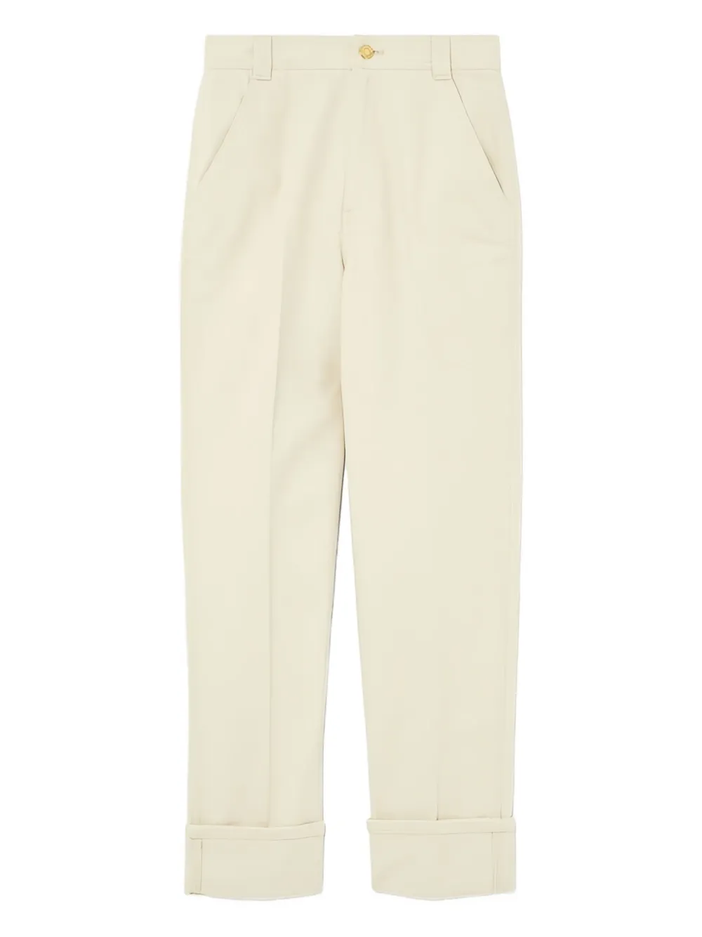 Хлопковые брюки с манжетами и нашивкой-логотипом Loro Piana, нейтральный
Хлопковые брюки с манжетами и нашивкой-логотипом Loro Piana, нейтральный