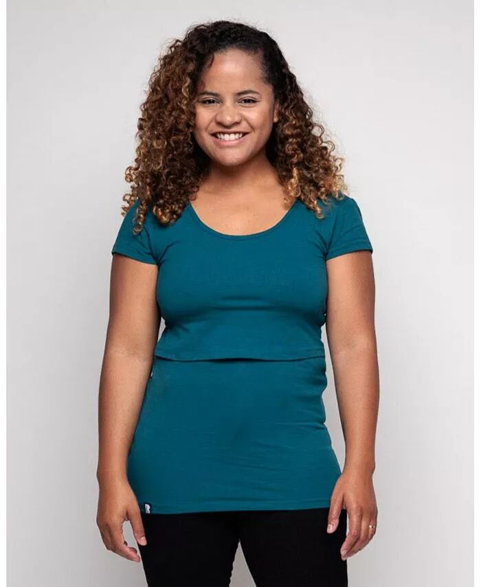 Футболка с коротким рукавом для беременных и кормящих матерей Bshirt, синий
Футболка с коротким рукавом для беременных и кормящих матерей Bshirt, синий