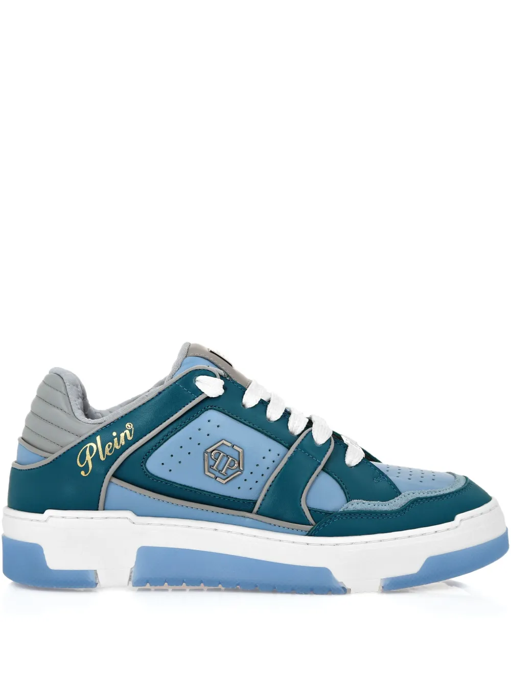 Кроссовки с кожаными вставками Philipp Plein, синий
Кроссовки с кожаными вставками Philipp Plein, синий