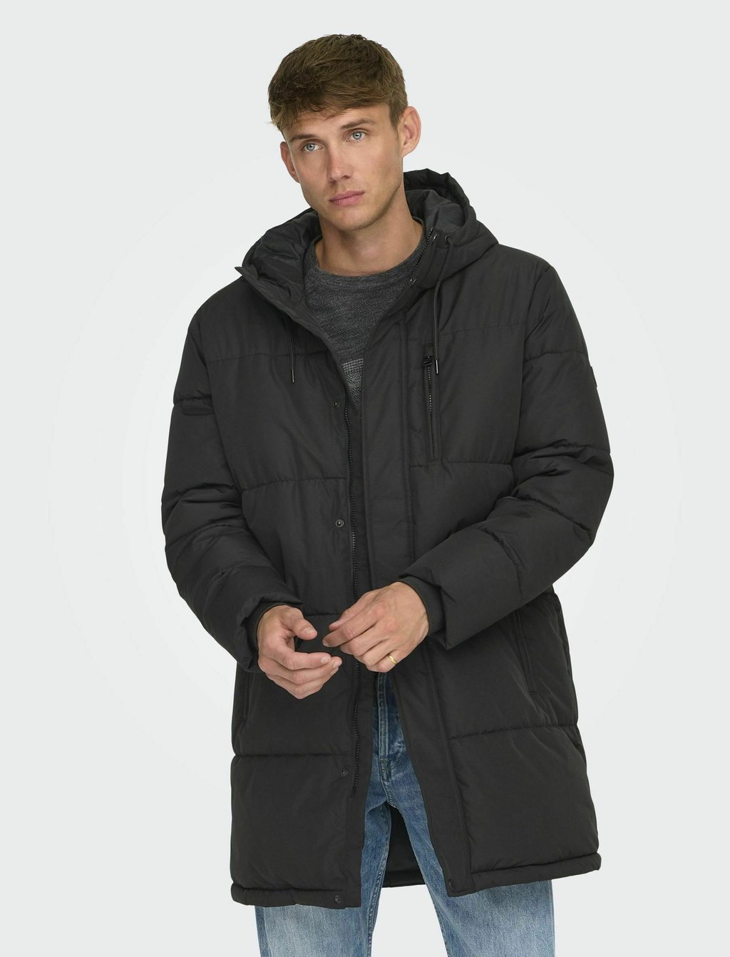 Зимнее пальто Only & Sons, черный
Зимнее пальто Only & Sons, черный