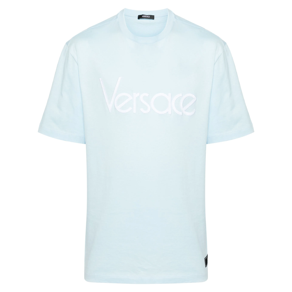 Футболка с вышитым логотипом VERSACE, синий
Футболка с вышитым логотипом VERSACE, синий
