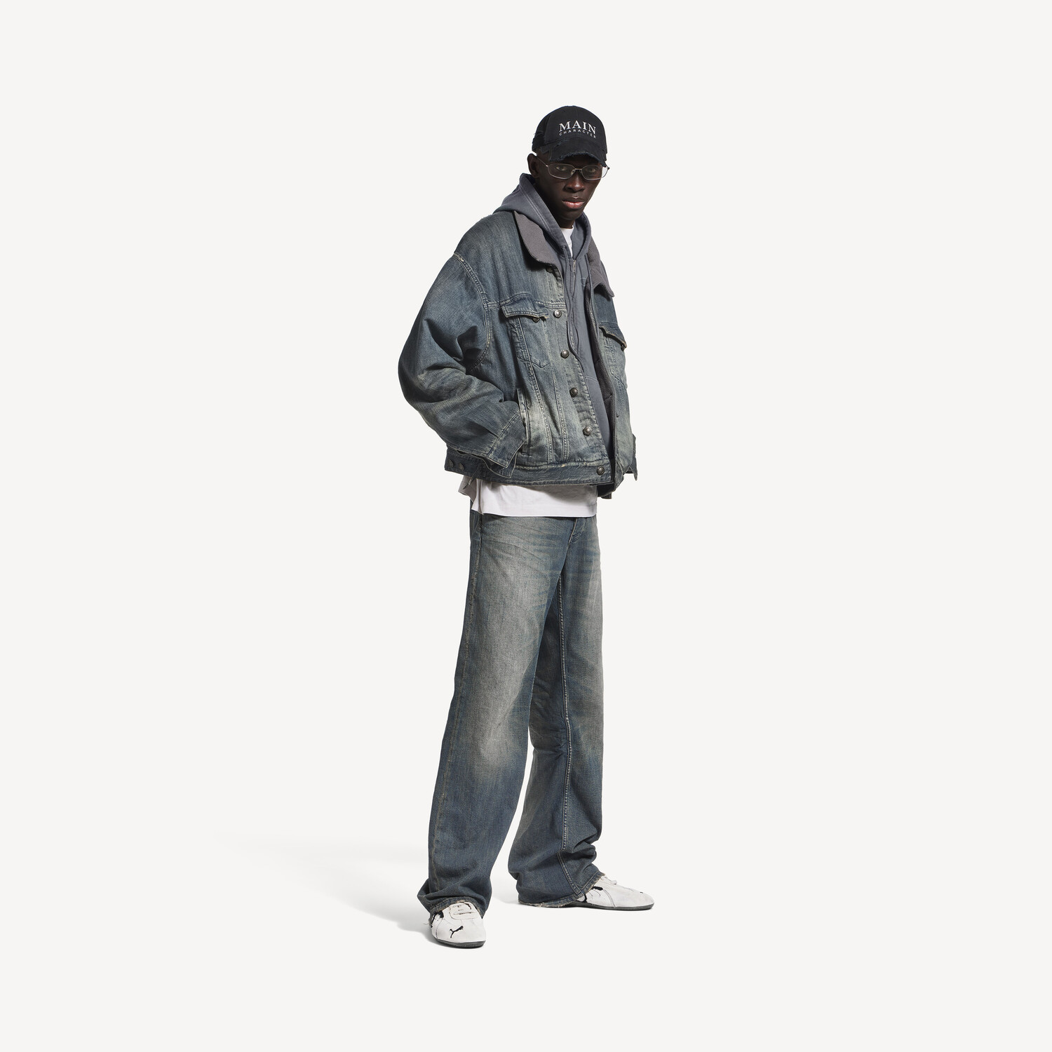 Мужская многослойная джинсовая куртка с подкладкой синего цвета BALENCIAGA, синий
Мужская многослойная джинсовая куртка с подкладкой синего цвета BALENCIAGA, синий