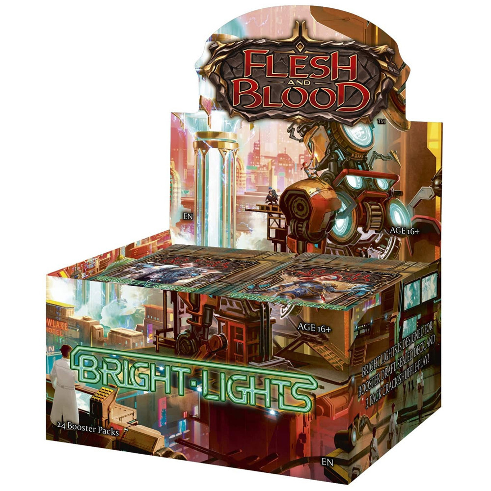 Карточная игра Legend Story Studios Flesh & Blood TCG: Bright Lights - Booster Box (24)
Карточная игра Legend Story Studios Flesh & Blood TCG: Bright Lights - Booster Box (24)