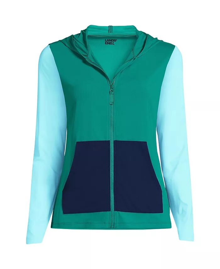 Плюс размер длинный рукав капюшон полная молния UPF 50 рашгард Lands' End, белый
Плюс размер длинный рукав капюшон полная молния UPF 50 рашгард Lands' End, белый