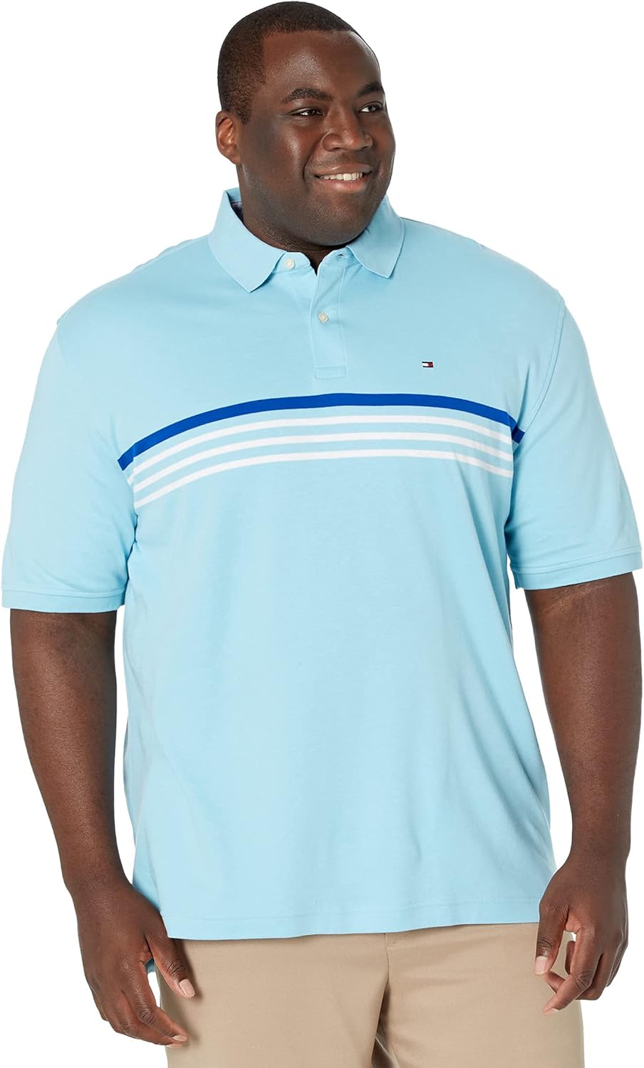 Мужская рубашка-поло Tommy Hilfiger Interlock классического кроя, True Cornflower
Мужская рубашка-поло Tommy Hilfiger Interlock классического кроя, True Cornflower