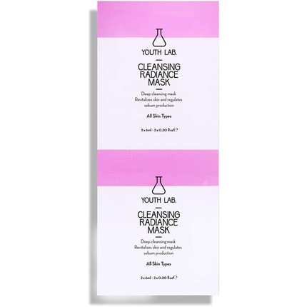 YOUTH LAB. Очищающая маска для сияния 6 мл
YOUTH LAB. Очищающая маска для сияния 6 мл
