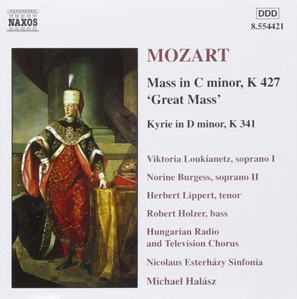 Диск CD Mass In C Minor, K 427 'Great Mass' / Kyrie In D Minor, K 341 - Wolfgang Amadeus Mozart
Диск CD Mass In C Minor, K 427 'Great Mass' / Kyrie In D Minor, K 341 - Wolfgang Amadeus Mozart