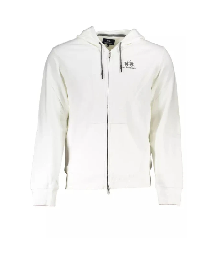 Белая толстовка на молнии с капюшоном La Martina, белый
Белая толстовка на молнии с капюшоном La Martina, белый