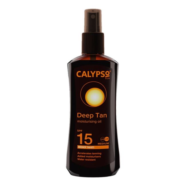 Защитное и загарное масло Monoi Tahiti SPF15 Calypso, 200 мл 
Защитное и загарное масло Monoi Tahiti SPF15 Calypso, 200 мл