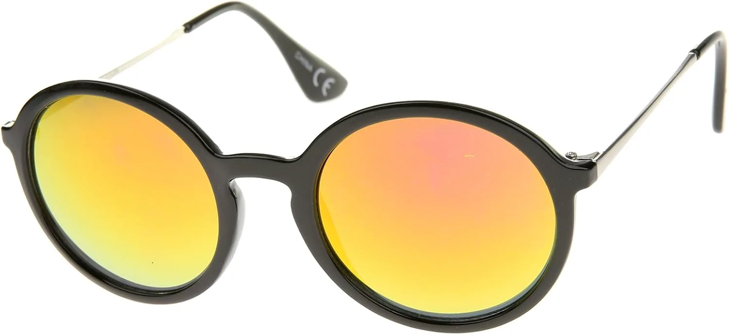 Солнцезащитные очки zeroUV среднего размера в современном стиле, с металлическими дужками, зеркальными линзами, круглые, 49 мм, Black-silver / Magenta Mirror
Солнцезащитные очки zeroUV среднего размера в современном стиле, с металлическими дужками, зеркальными линзами, круглые, 49 мм, Black-silver / Magenta Mirror