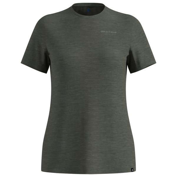 Женская футболка с круглым вырезом из шерсти мериноса и тенселя, размер 1/2 - рубашка из шерсти мериноса Odlo, Urban Chic Melange
Женская футболка с круглым вырезом из шерсти мериноса и тенселя, размер 1/2 - рубашка из шерсти мериноса Odlo, Urban Chic Melange