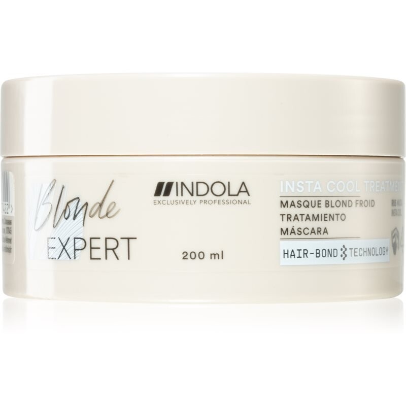 Indola Blond Expert Insta Cool питательная маска для волос для холодных оттенков блонда 200 мл
Indola Blond Expert Insta Cool питательная маска для волос для холодных оттенков блонда 200 мл