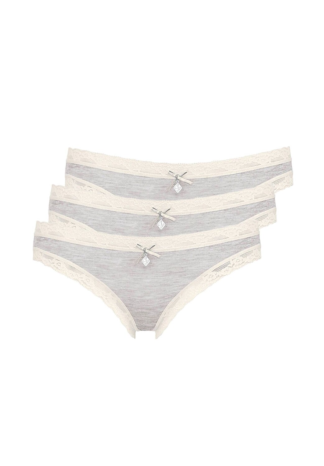 Мини-брифы (3 пары трусов Kim) Nina von C., цвет Ivory
Мини-брифы (3 пары трусов Kim) Nina von C., цвет Ivory